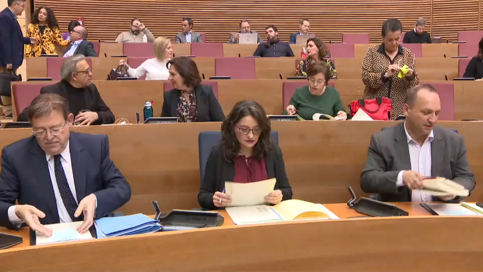 Imatge d'arxiu del ple de les Corts