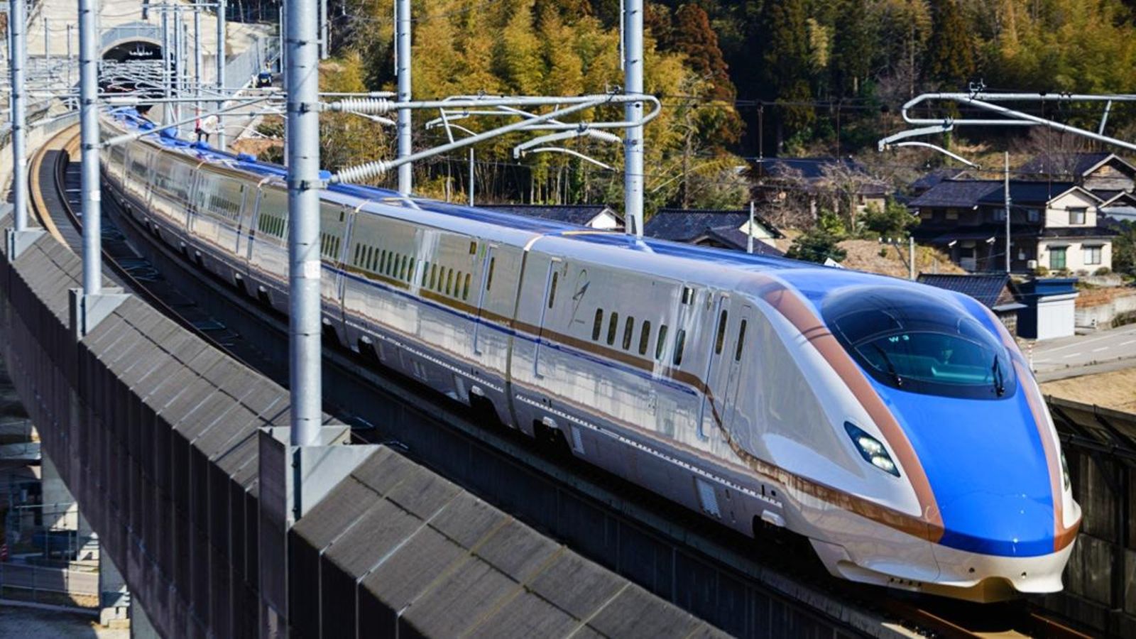 El model E7 del trens d’alta velocitat amb què JR East farà les proves