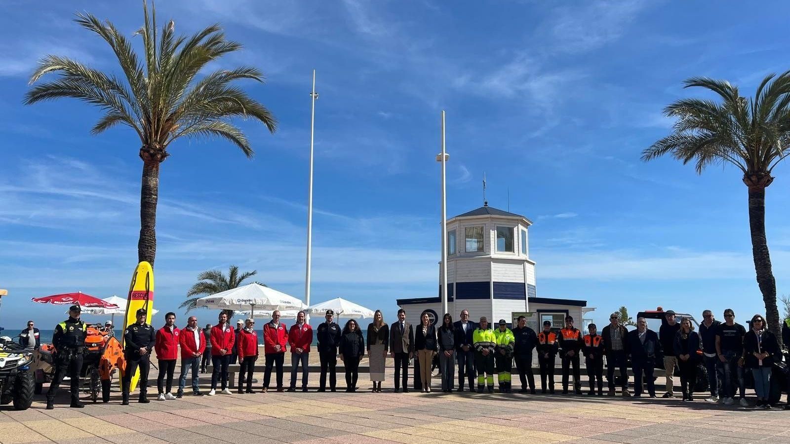 La temporada de platges s'ha inaugurat oficialment amb un acte celebrat aquest dimecres