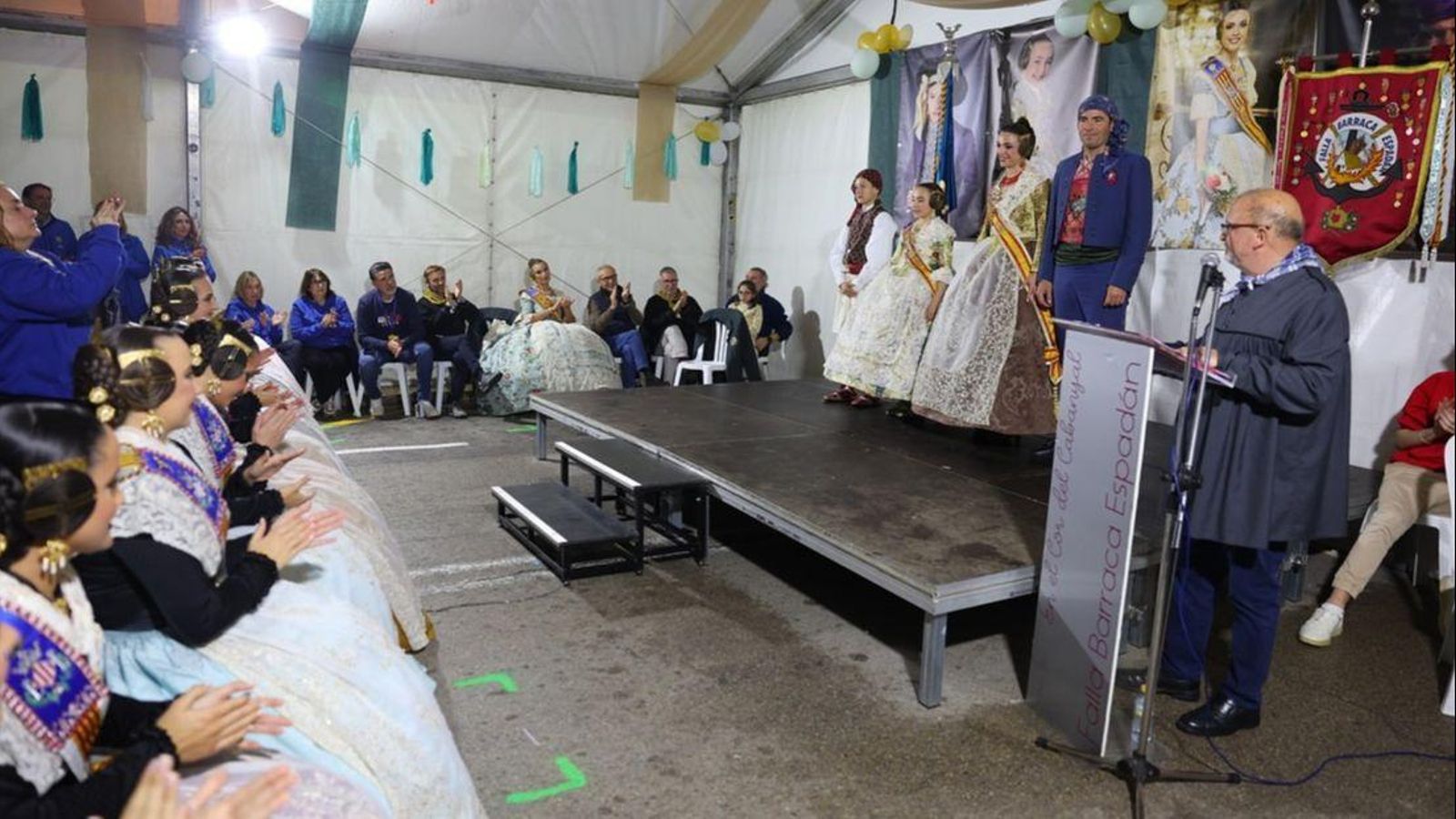 Acte a la falla Barraca Espadan