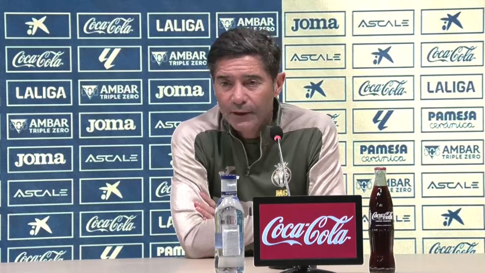 El tècnic del Villarreal, Marcelino García Toral