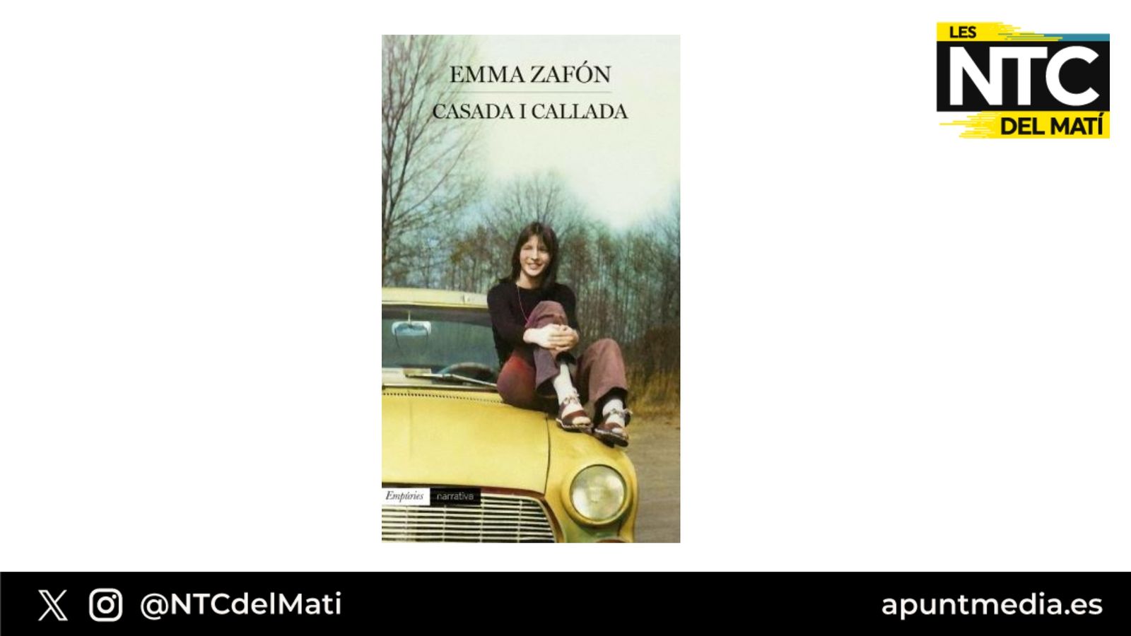 29.11.2023 | "A cau de lletra": Casada i callada, d’Emma Zafón: el retrat de dones en els 70