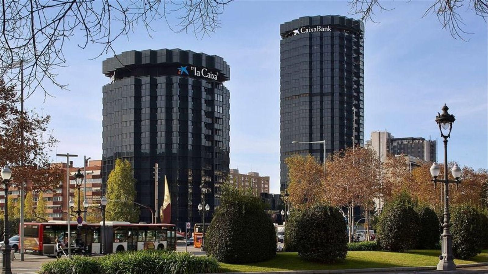 La seu de CaixaBank a Barcelona en una imatge d'arxiu