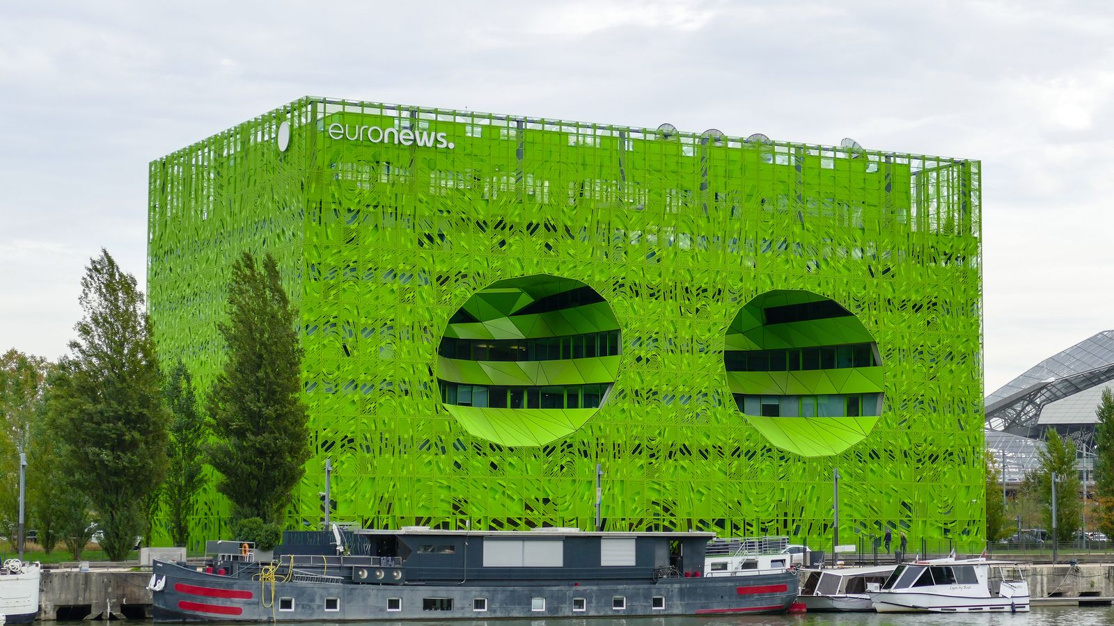 Actual seu d'Euronews a la ciutat francesa de Lió