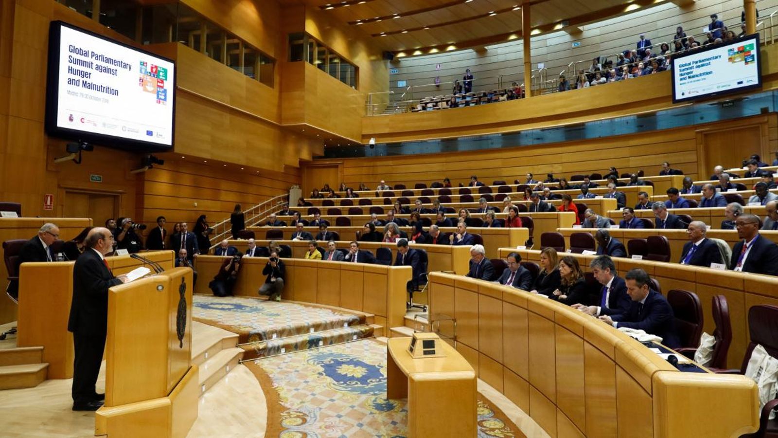 I Cimera Parlamentària Mundial contra la Fam i la Malnutrició. Emilio Naranjo