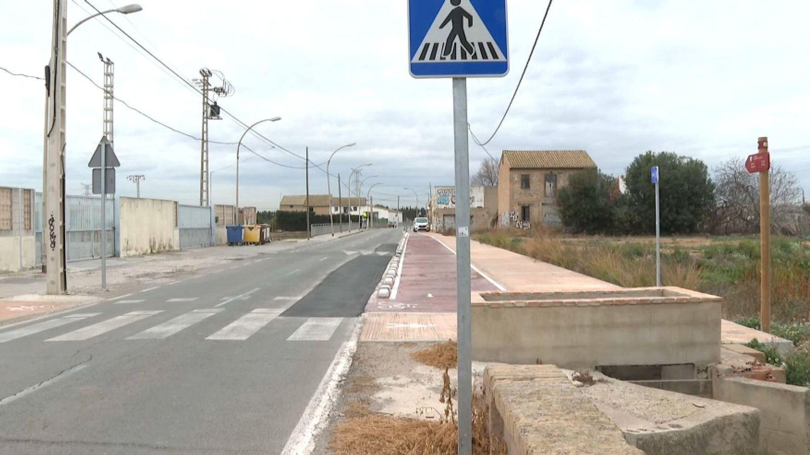 Pedania de la Punta, on fa uns dies van assaltar de manera violenta una parella d'ancians mentre dormia