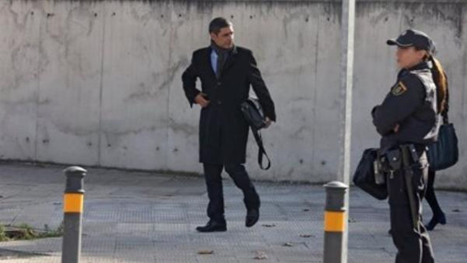 L'exmajor dels Mossos Josep Lluís Trapero, arribant a l'Audiència Nacional en una imatge d'arxiu