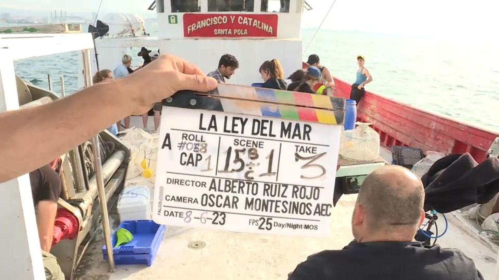 Rodatge de ‘La ley del mar’ a Alacant