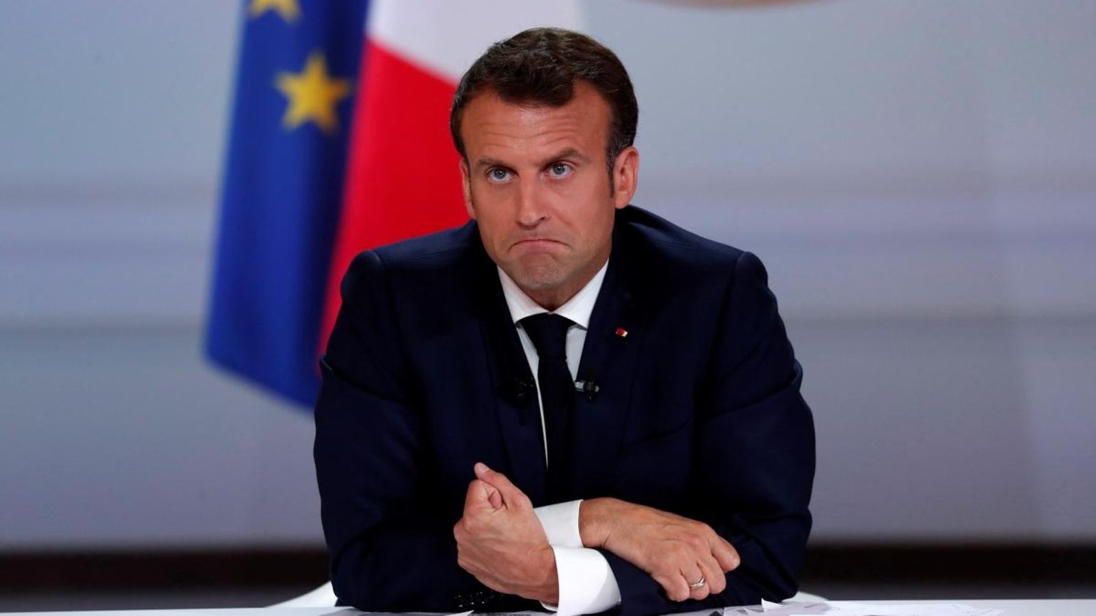 Imatge d'arxiu del president francés, Emmanuel Macron