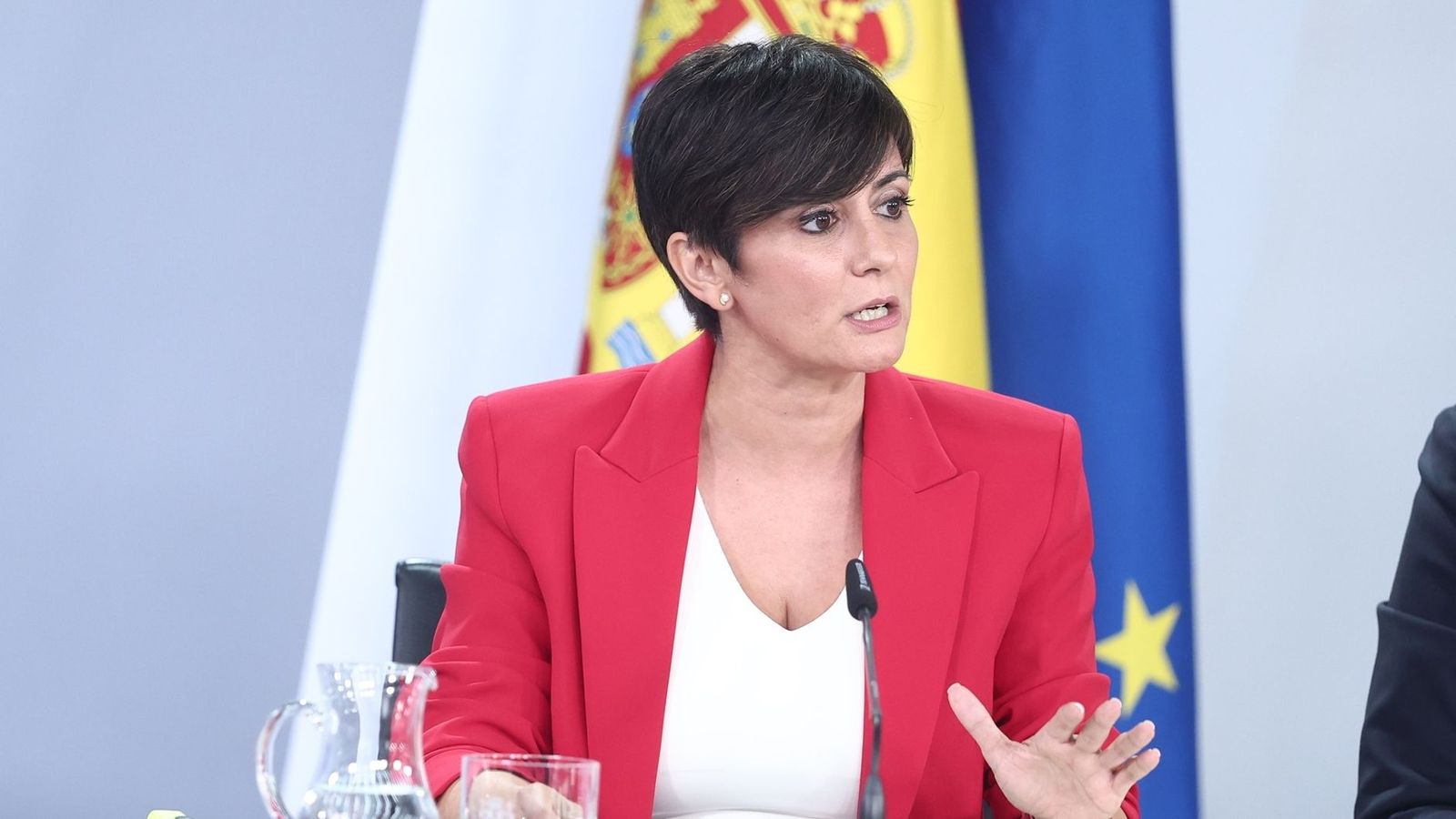 La ministra de Vivenda, Isabel Rodríguez, dimarts en la roda de premsa del Consell de Ministres