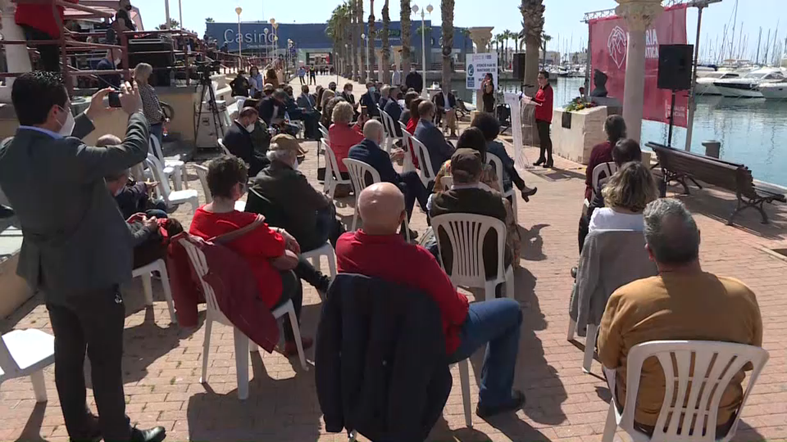 Un moment del acte d'aquest diumenge