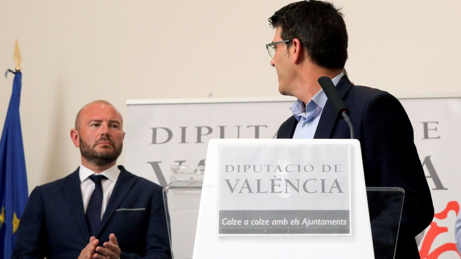 Jorge Rodríguez i el seu successor, Toni Gaspar