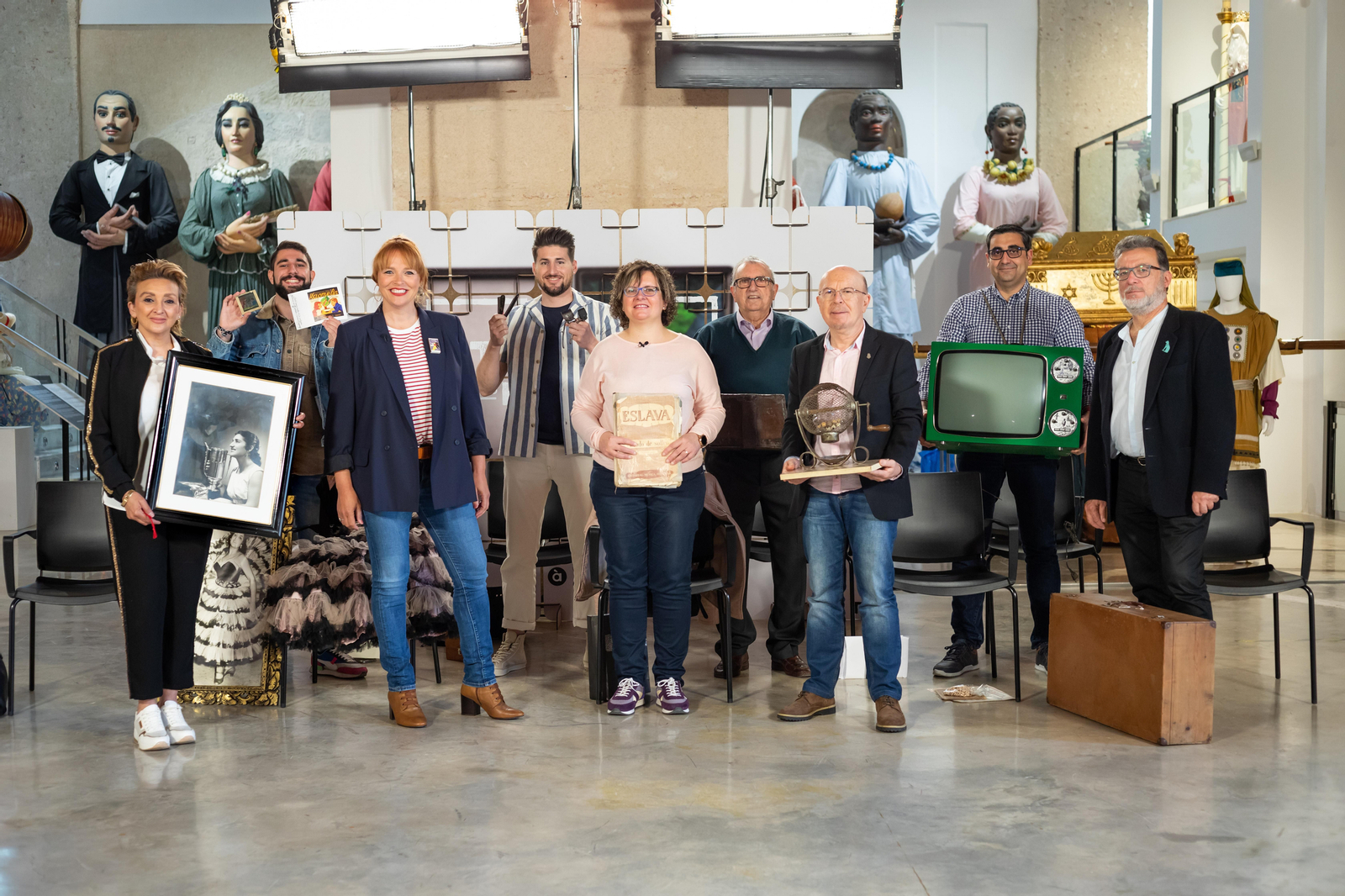 Vicent Baydal, Irene Ballester i Joan Seguí i l’expert en esports Paco Lloret, tenen un repte