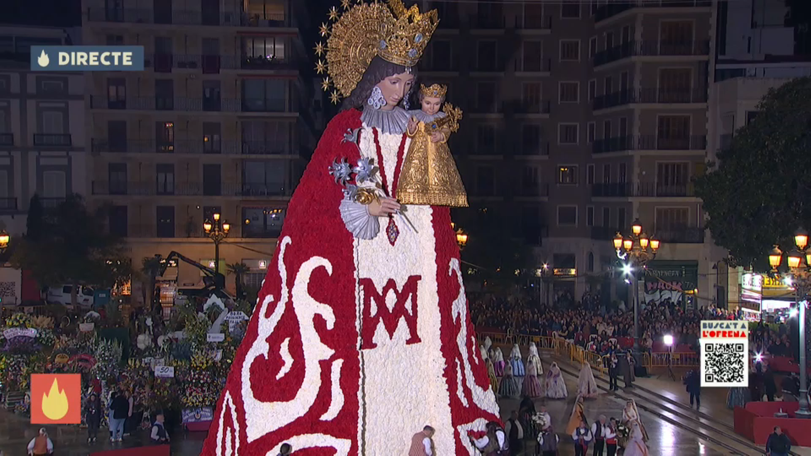 Cadafal de la Mare de Déu en l'Ofrena 21:00 a 22:00