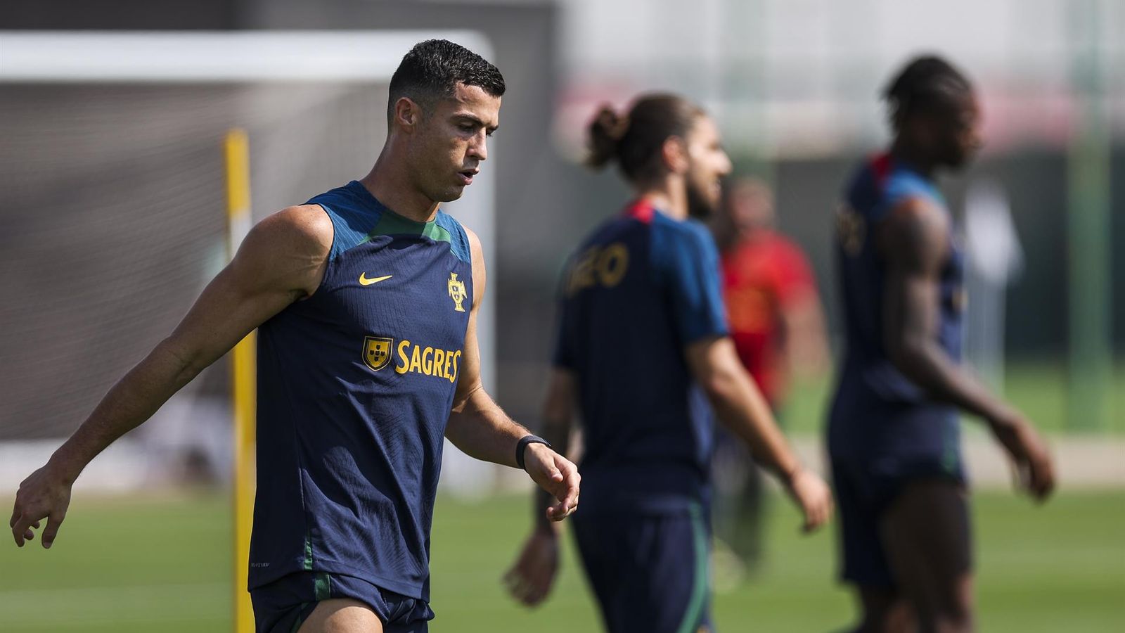 Ronaldo s'entrena amb Portugal a l'espera de debutar dijous a Qatar, contra Ghana