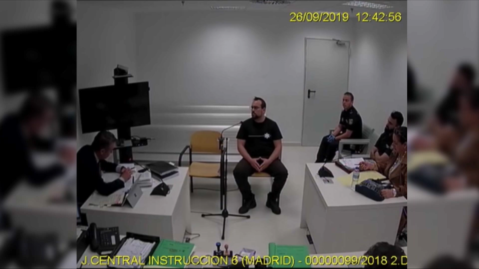 Declaració d'un dels CDR en una imatge d'arxiu