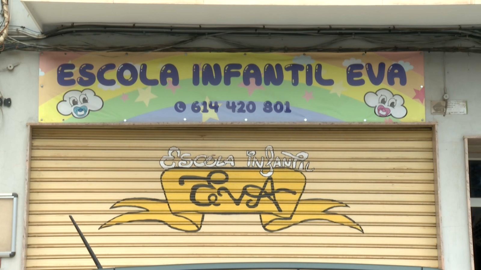 Entrada de l'escola infantil Eva, a Algemesí