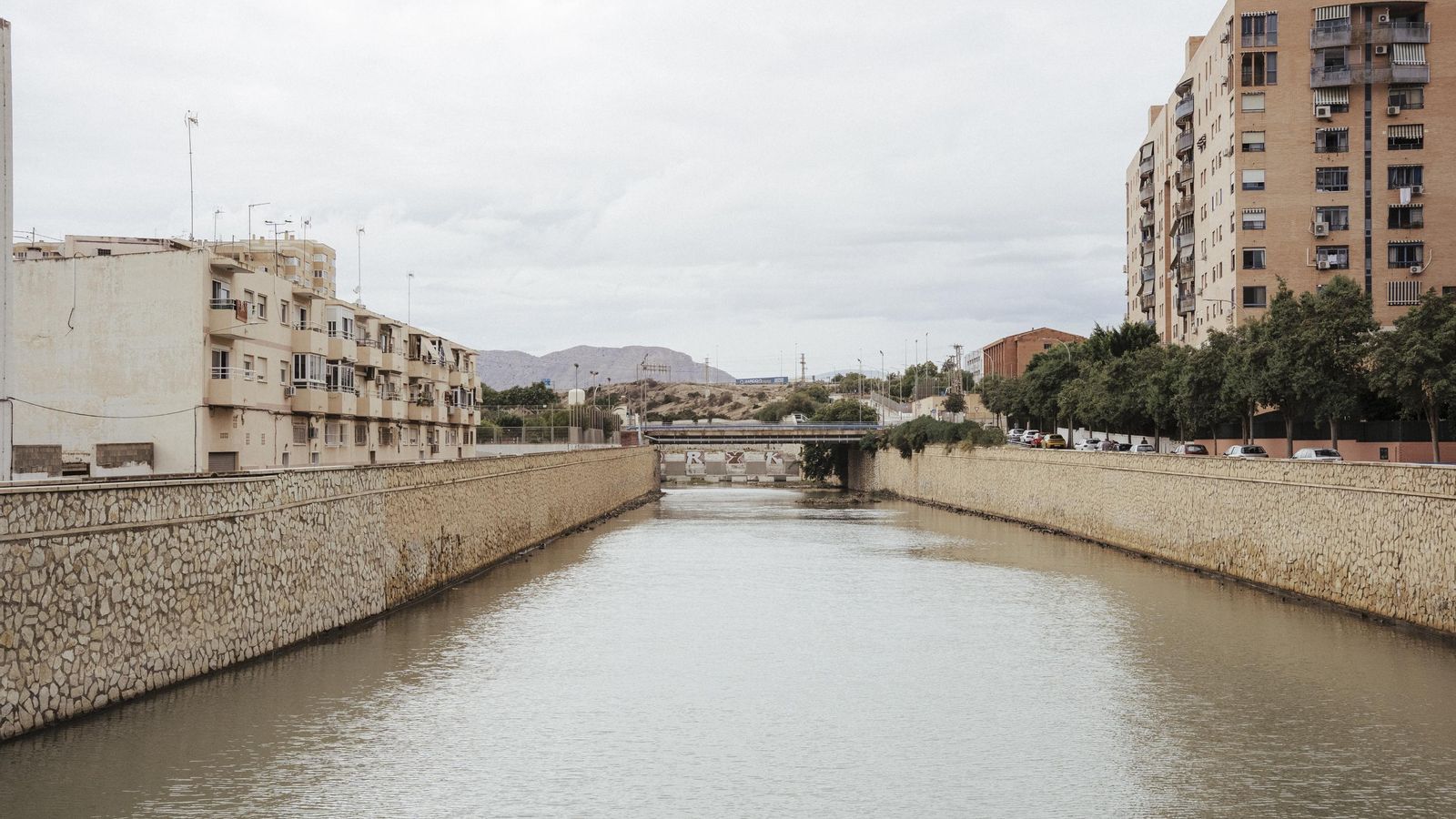 L’Albufera d’Alacant després de les fortes pluges per la dana ‘Alice’