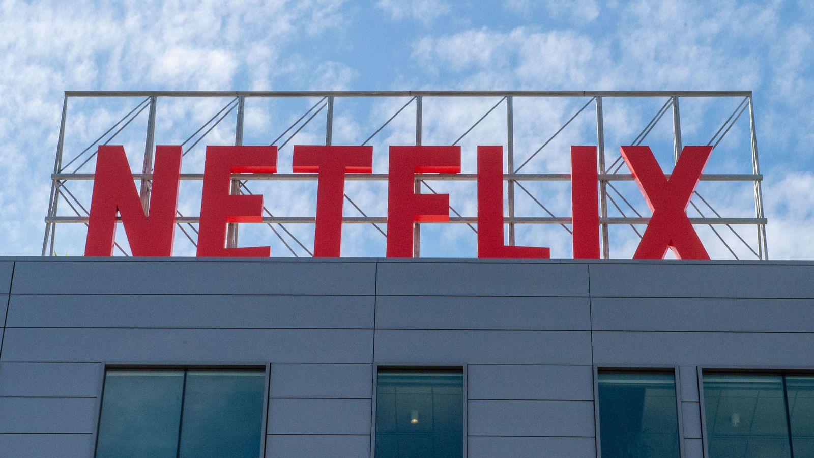Logo de Netflix en un dels edificis de la companyia