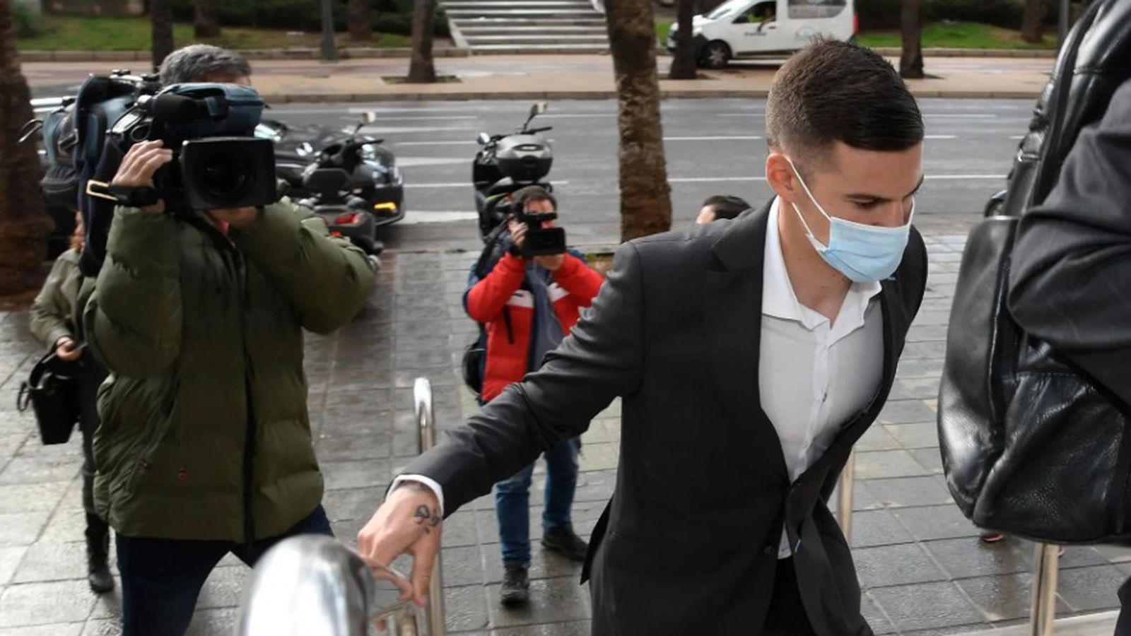 Imatge d'arxiu de Santi Mina arribant al jutjat