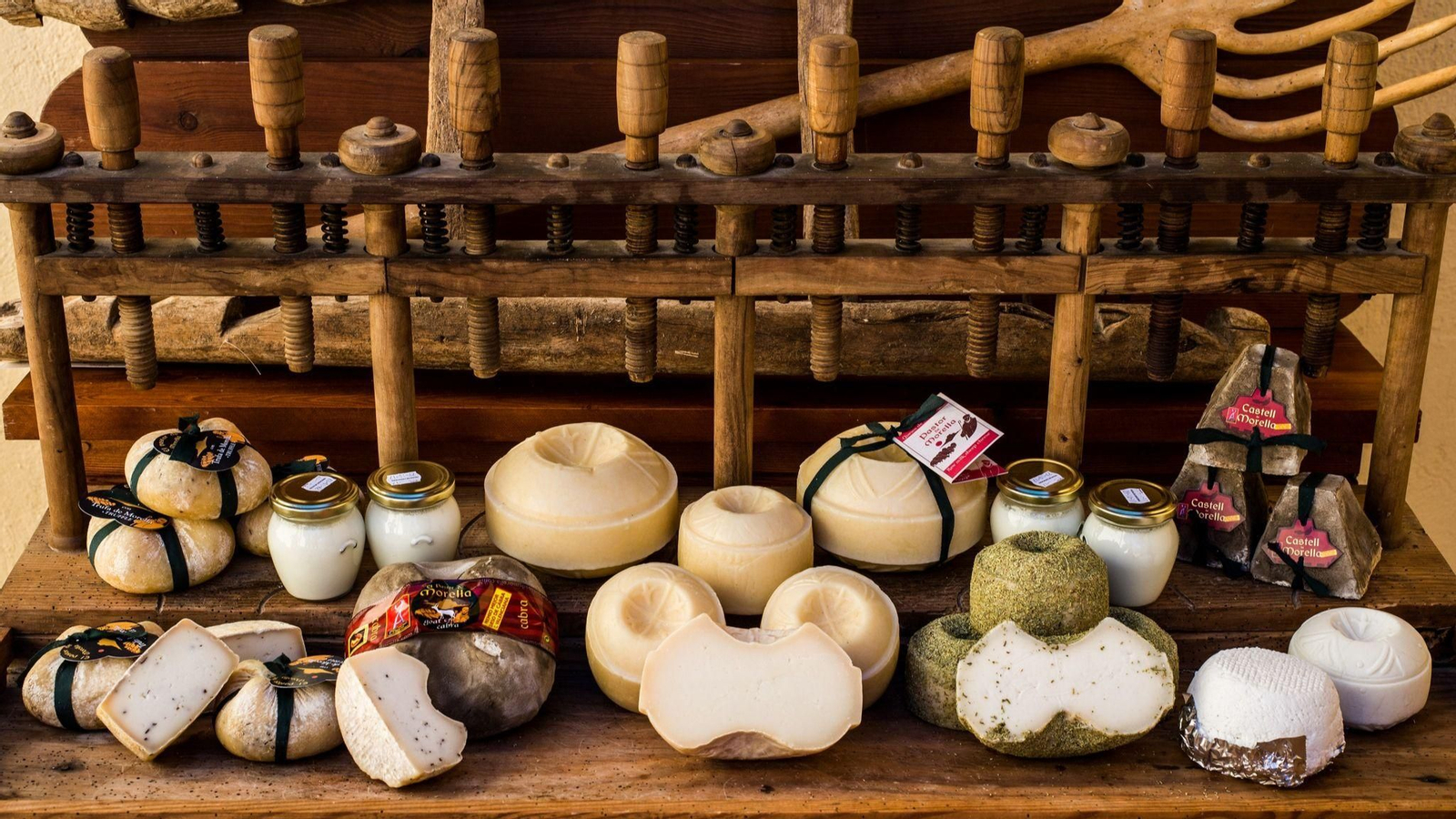 Gamma de productes de la formatgeria Pastor de Morella