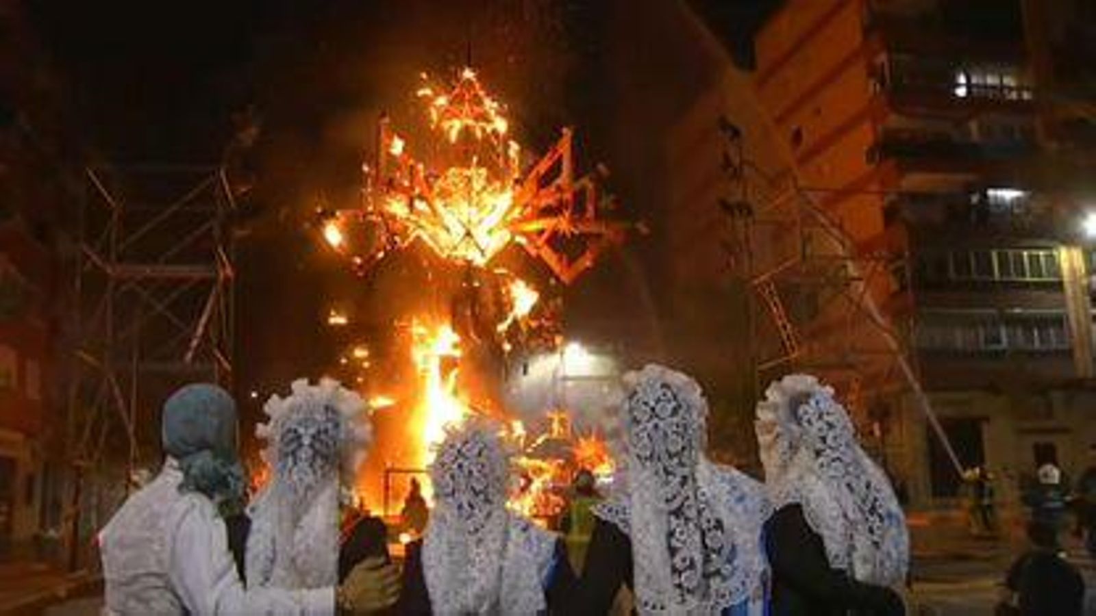 Imatge d'arxiu de la cremà de les Fogueres d'Alacant