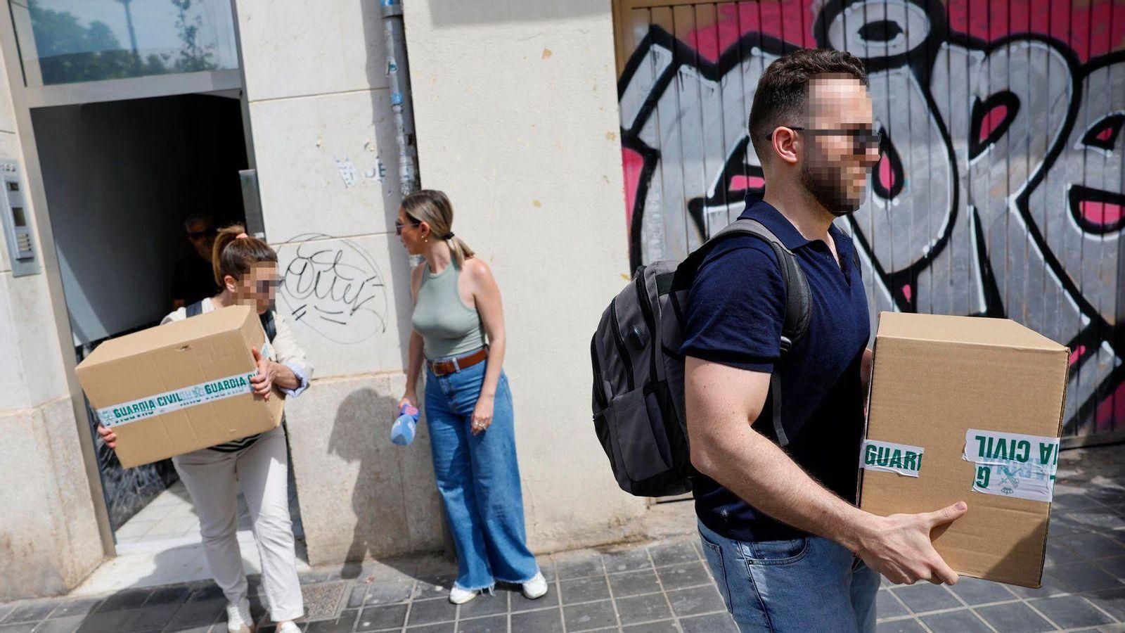 Agents de l'UCO abandonen el domicili d'Ábalos, este dimarts a València