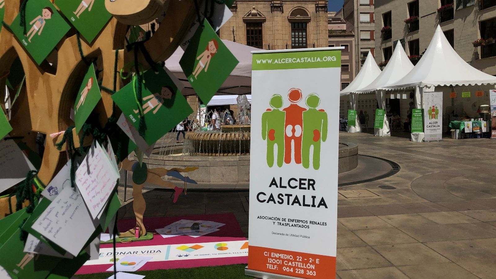 Jornades de Castelló amb la Donació a la plaça Major.