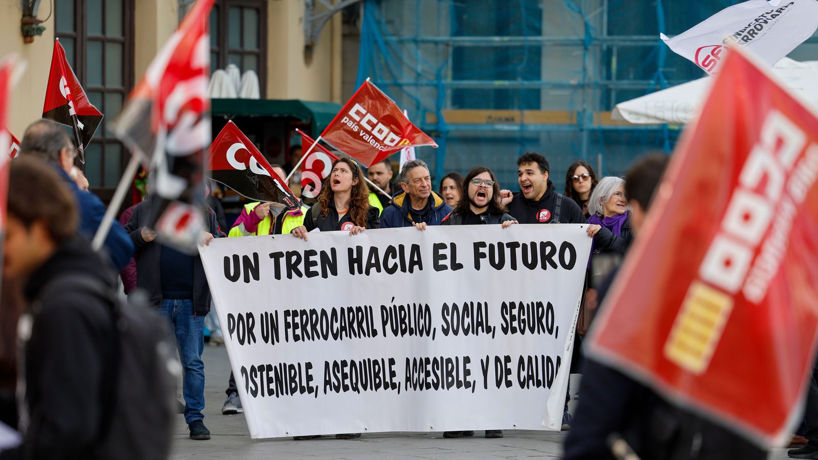 Cancel·lacions per la vaga al sector ferroviari, que comença este dilluns