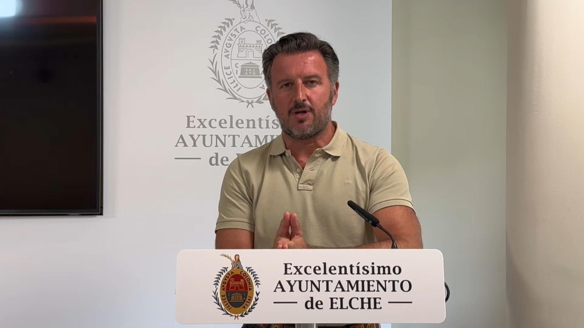 Compareixença de l'alcalde d'Elx, Pablo Ruz, este dimarts Compareixença de l'alcalde d'Elx, Pablo Ruz, este dimarts