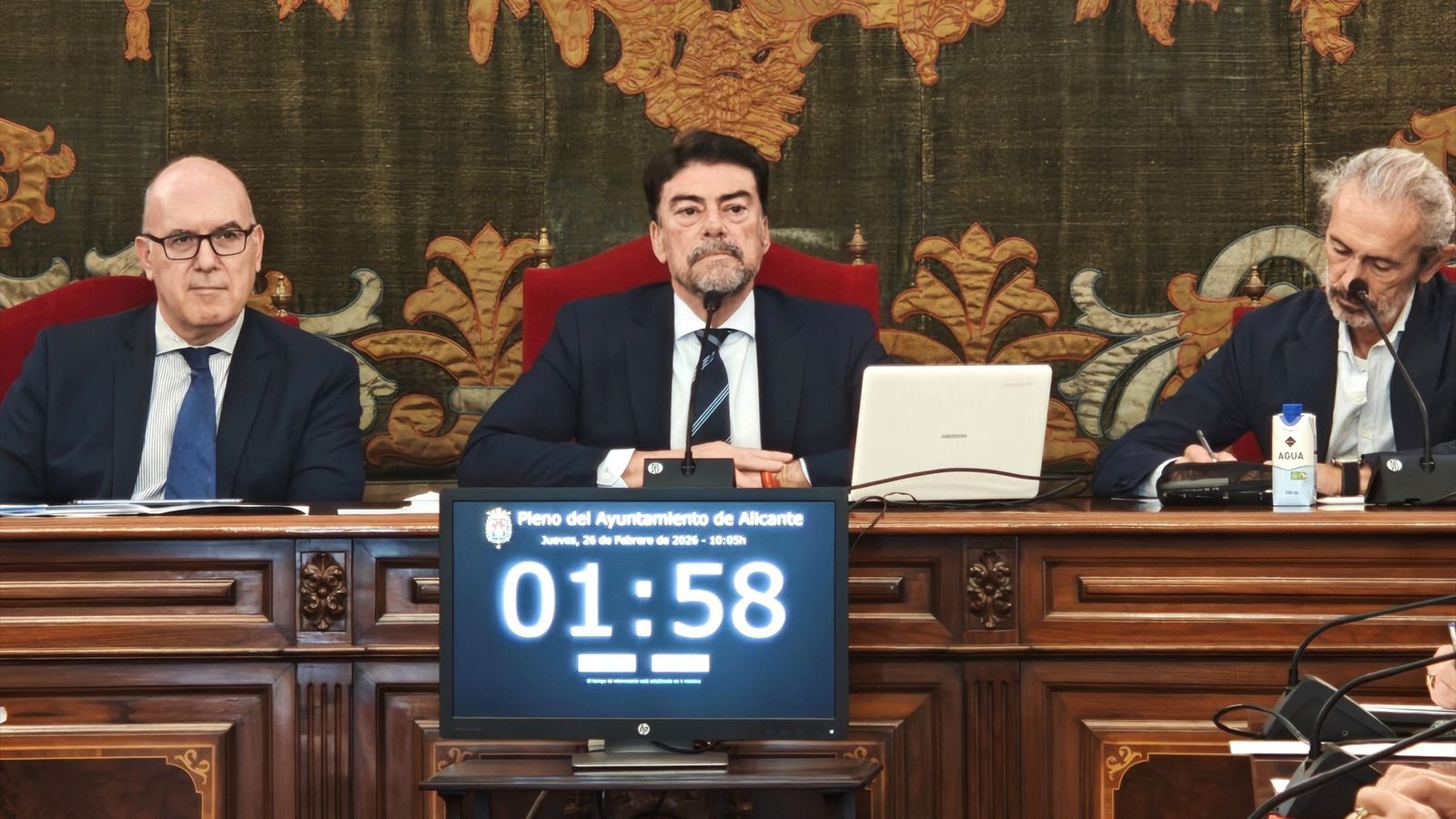 Barcala, este dijous al ple municipal d'Alacant