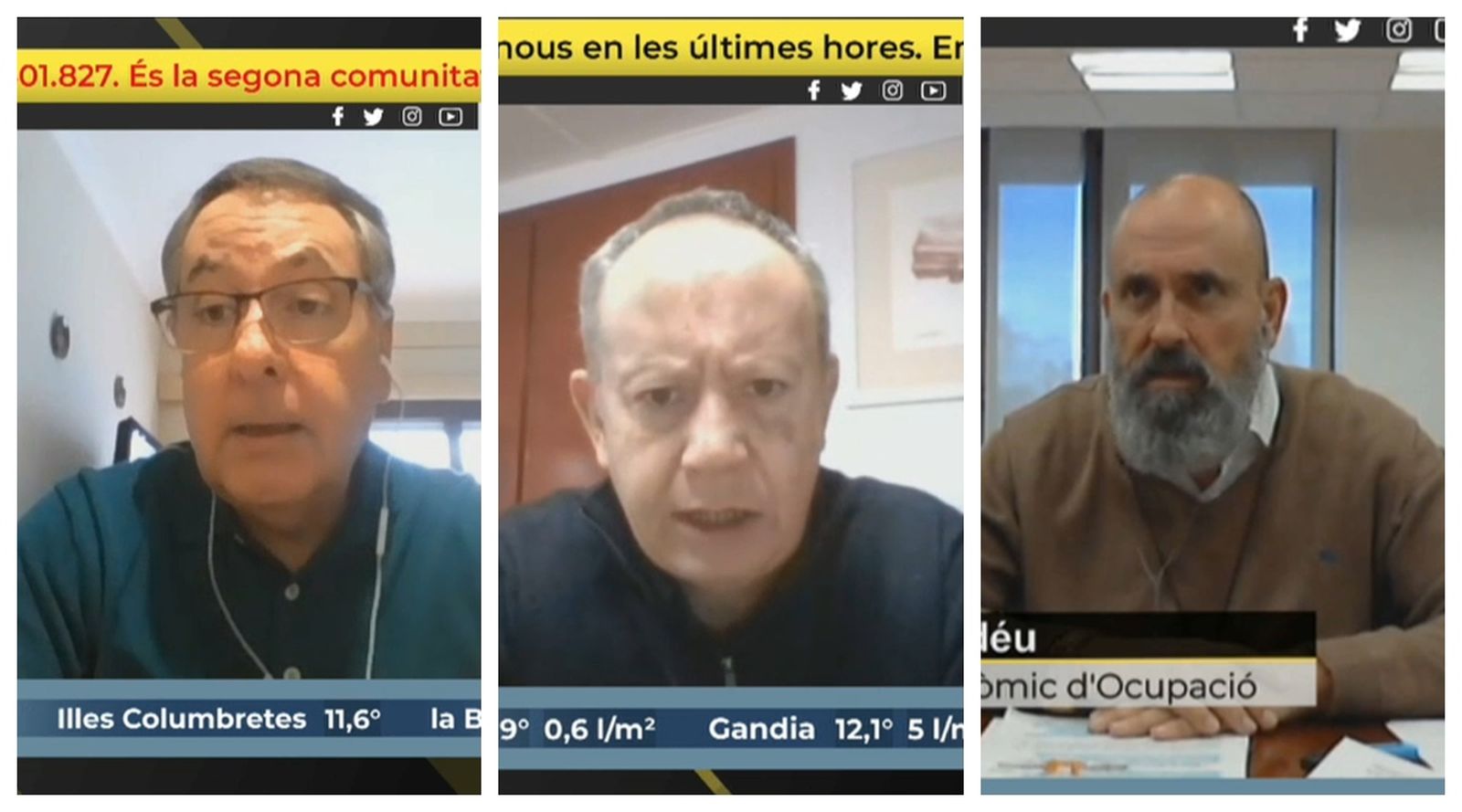 Entrevistem els principals responsables sindicals i el secretari autonòmic d’Ocupació.