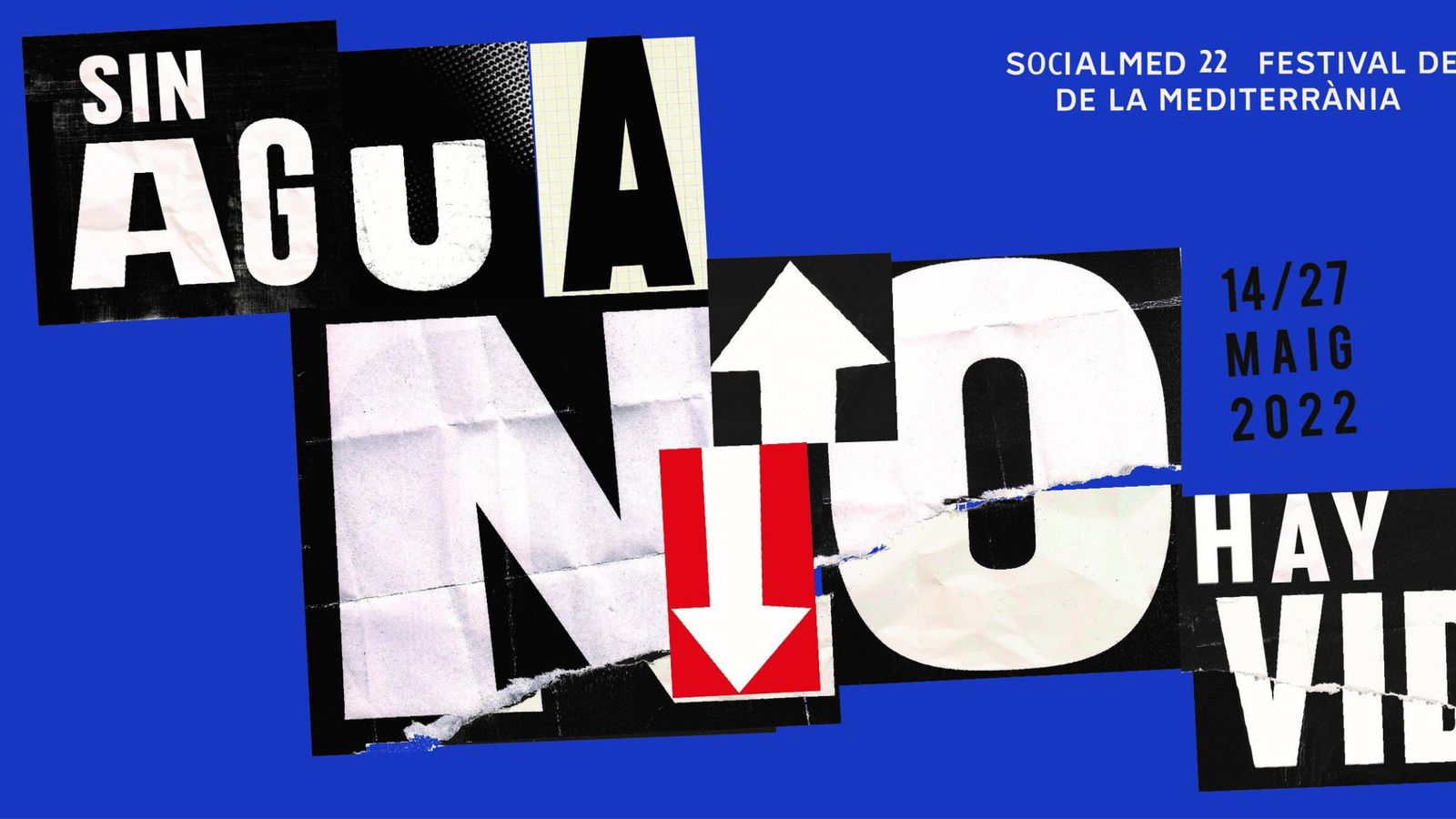 Cartel de SOCIALMED 22, Festival dels Drets Humans de la Mediterrània