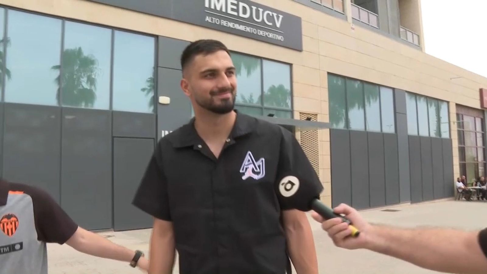 El porter del València, Giorgi Mamardashvili