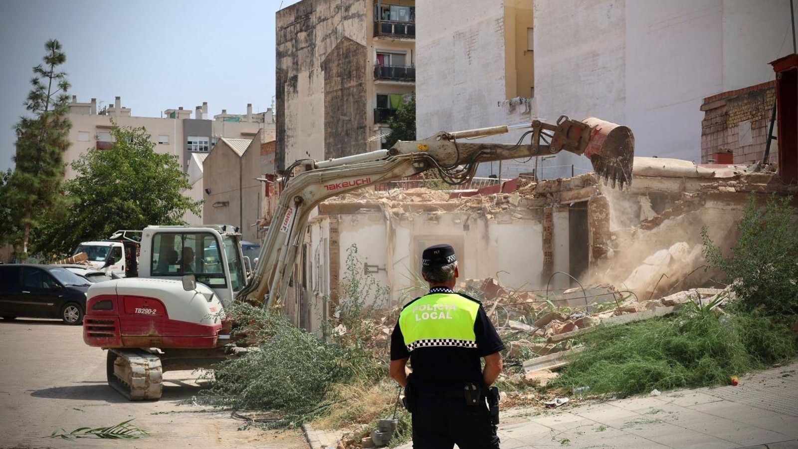 Obres demolició Torrent