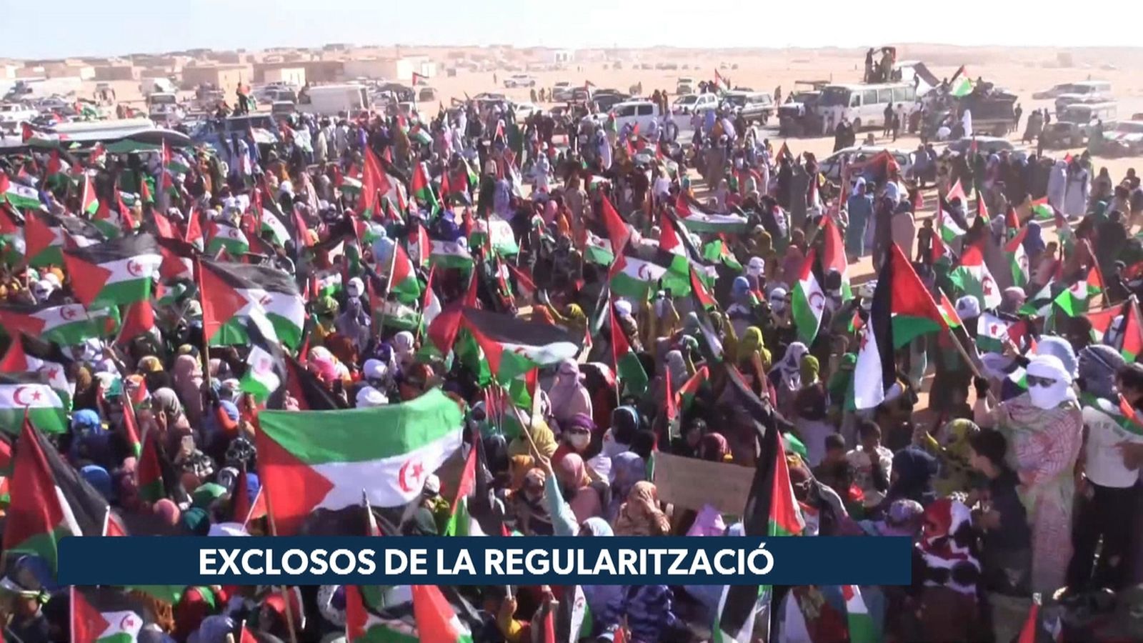 Els sahrauís es queden fora de la regularització