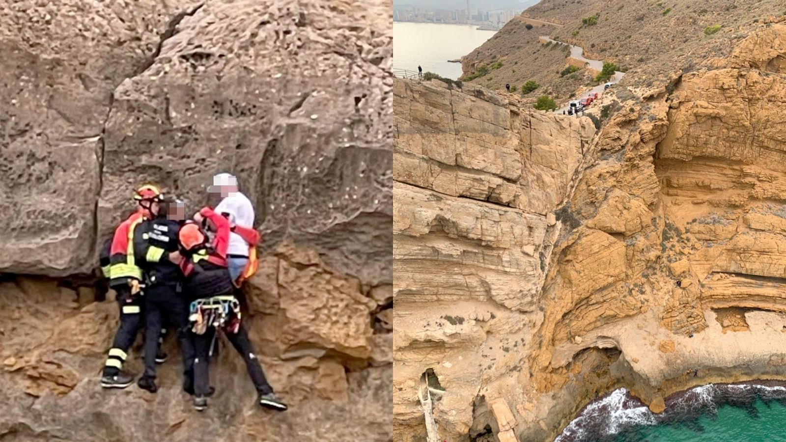 Rescat d'un excursionista anglés a la Serra Gelada