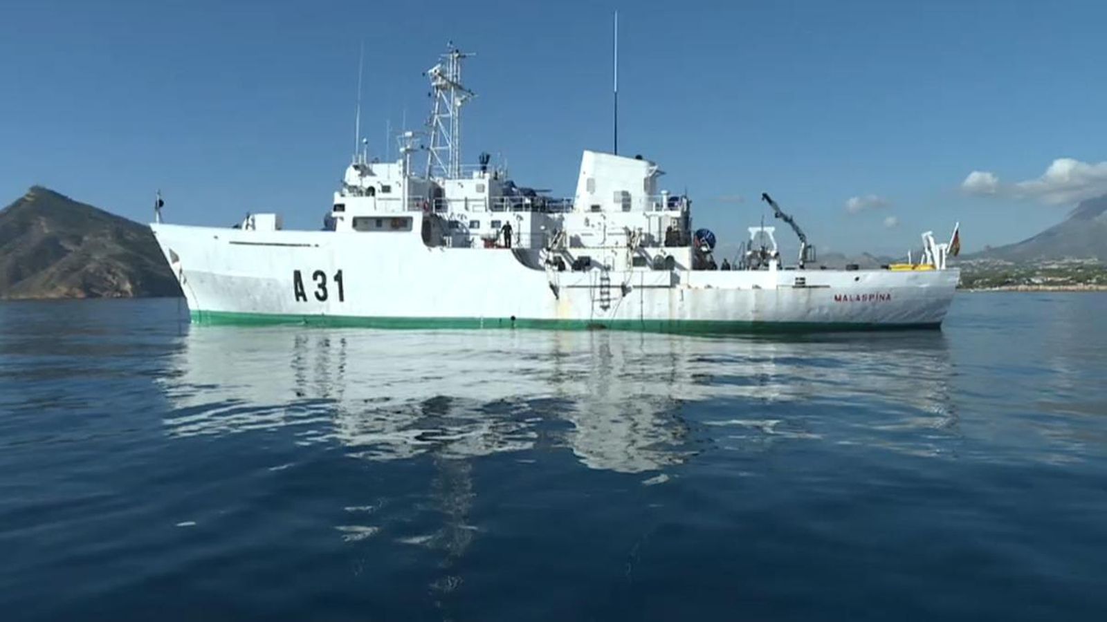 El Malaspina, un dels tres vaixells hidrogràfics de l'Armada espanyola, no actualitzava les dades del relleu marí a la Marina des dels anys 90
