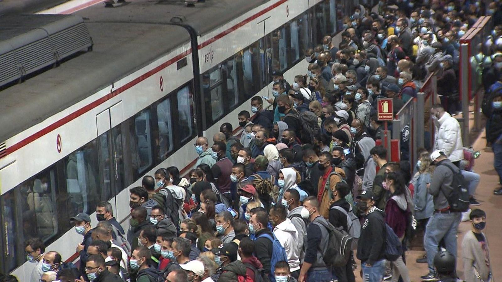 Així ha sigut la primera jornada de vana de Renfe