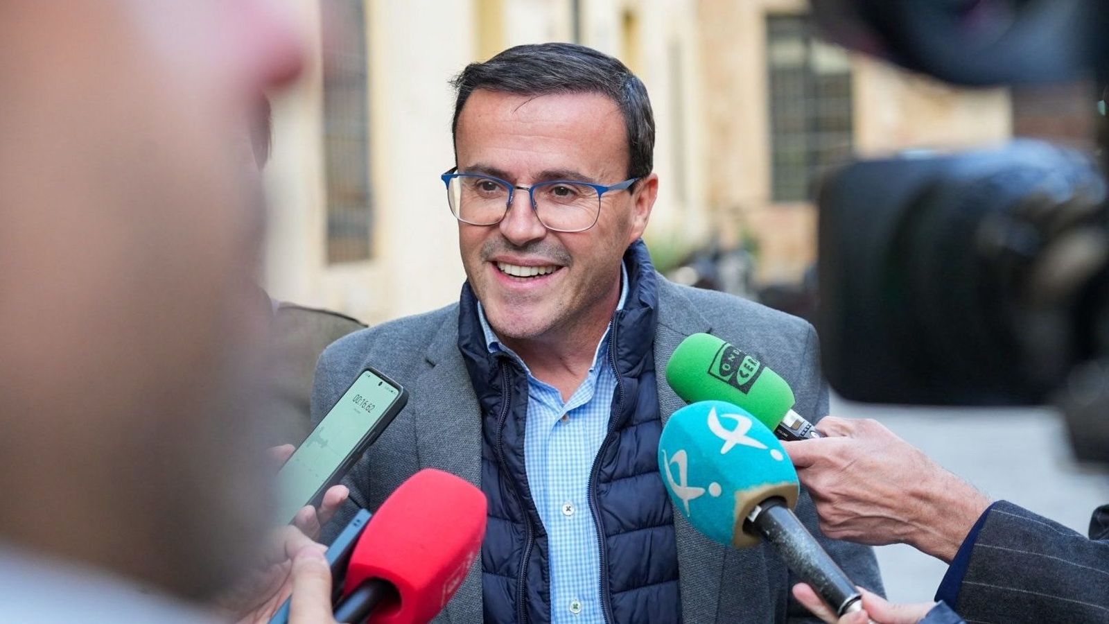 Miguel Ángel Gallardo, en declaracions davant dels mitjans de comunicació