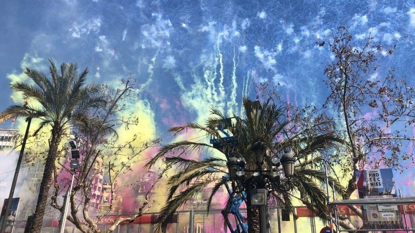 Imatge d'arxiu d'una mascletà