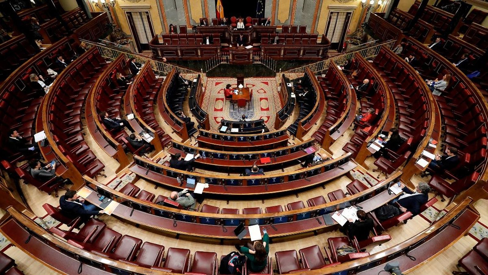 Imatge d'arxiu del ple del Congrés
