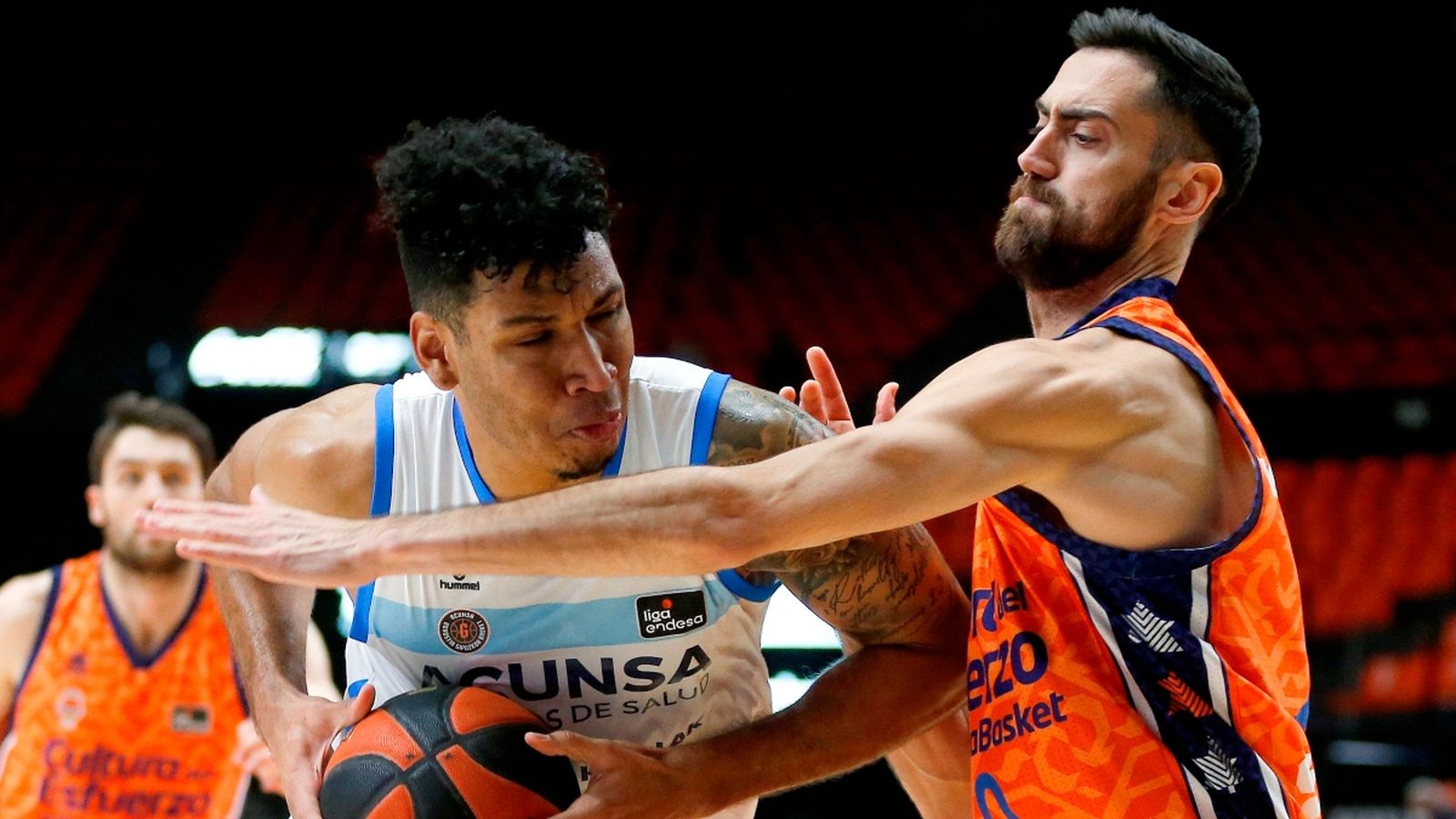Joan Sastre, que jugarà el seu partit que fa 200 amb el València Basket, aquest dimarts en l'últim partit contra l'Acunsa GBC