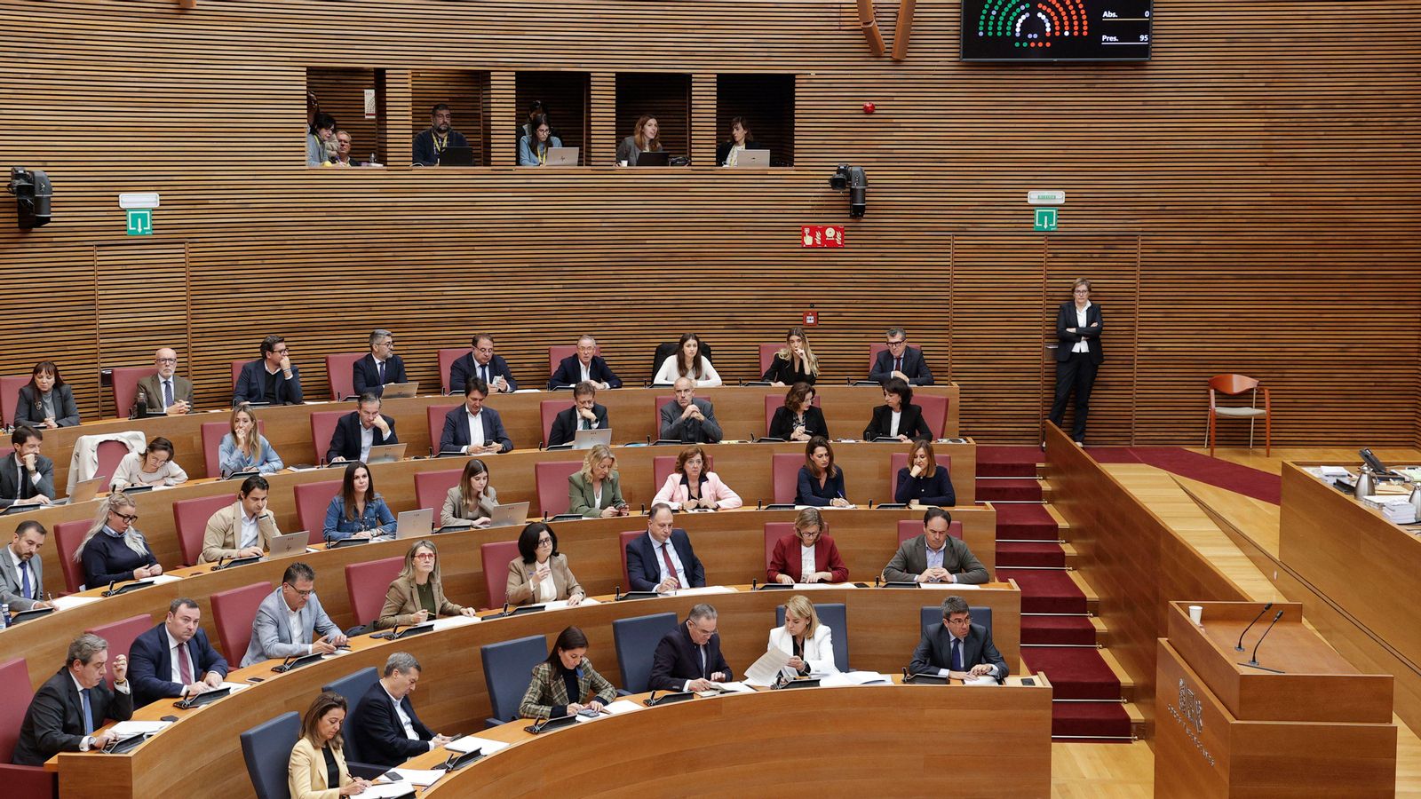 Votació a les Corts