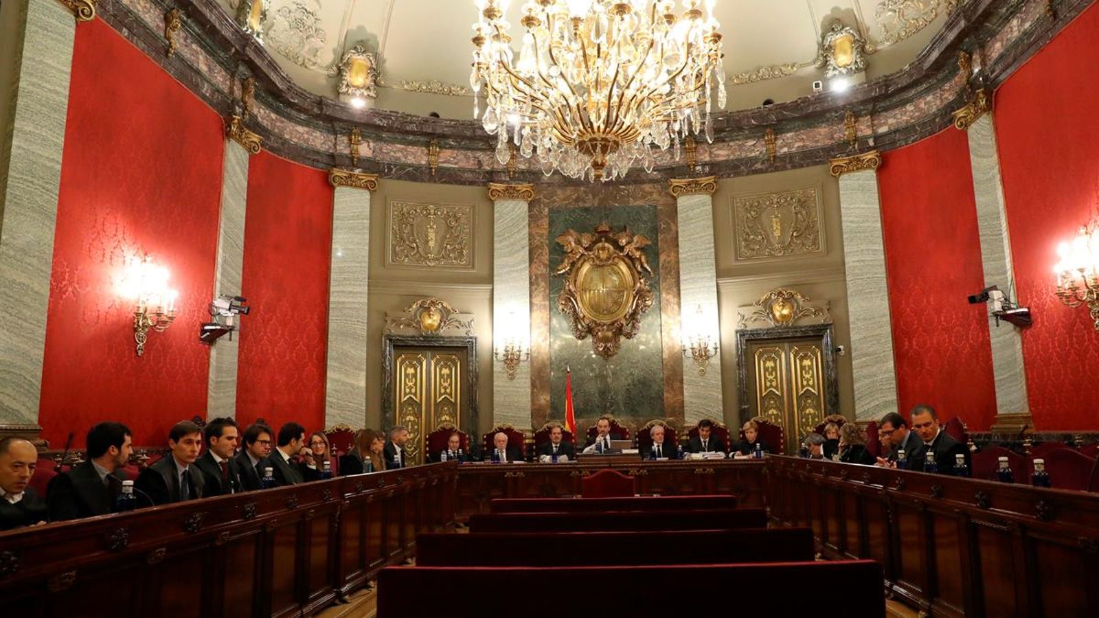 Vista general de la Sala de Plens del Tribunal Suprem