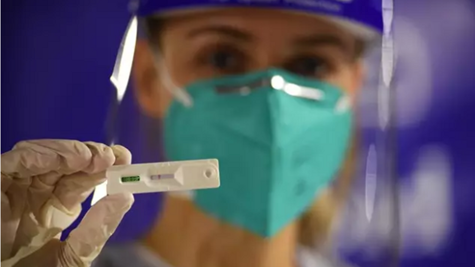 Imatge d'arxiu d'un test covid