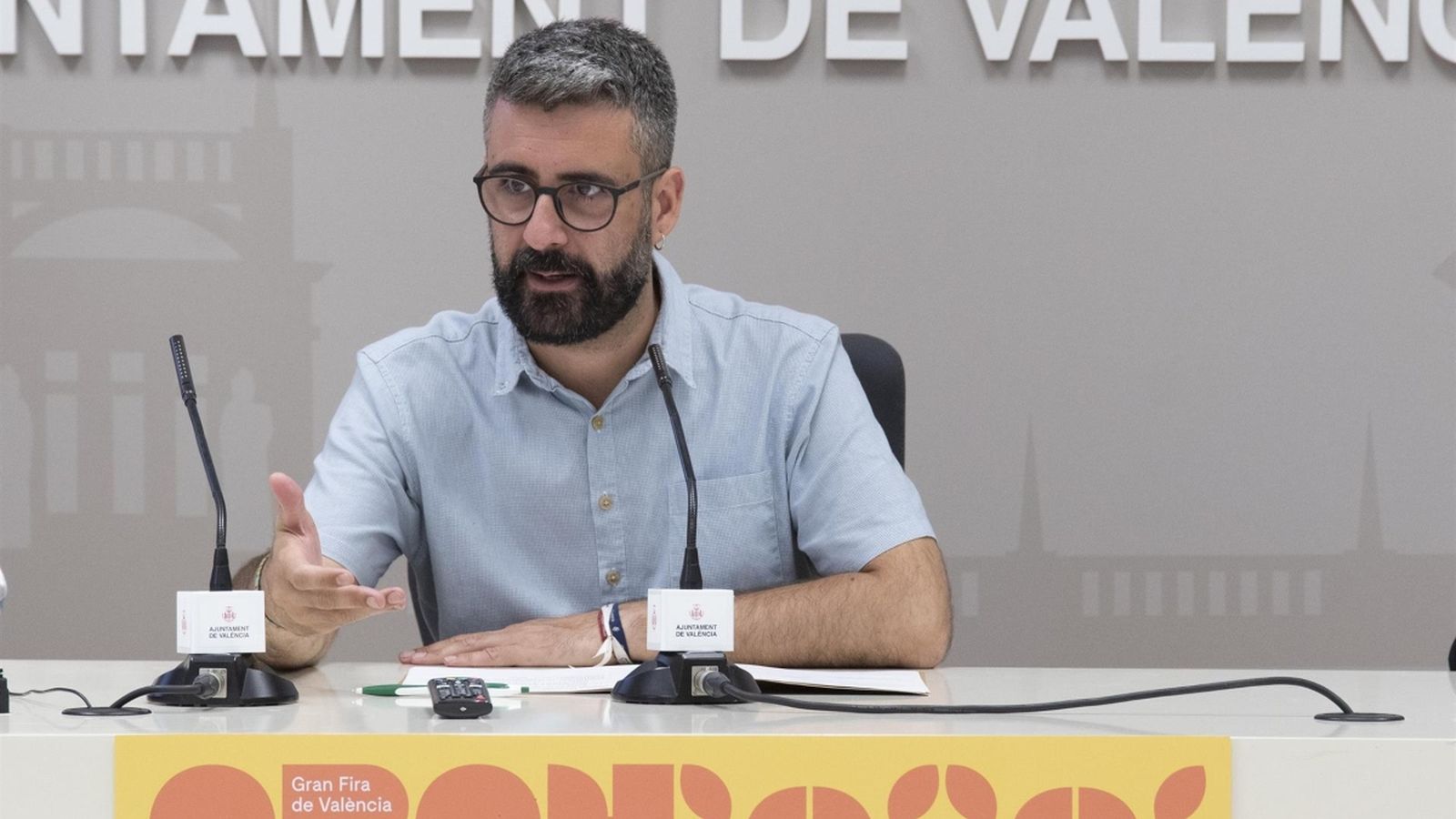 El regidor de Cultura Festiva de València, Pere Fuset, en una imatge d'arxiu