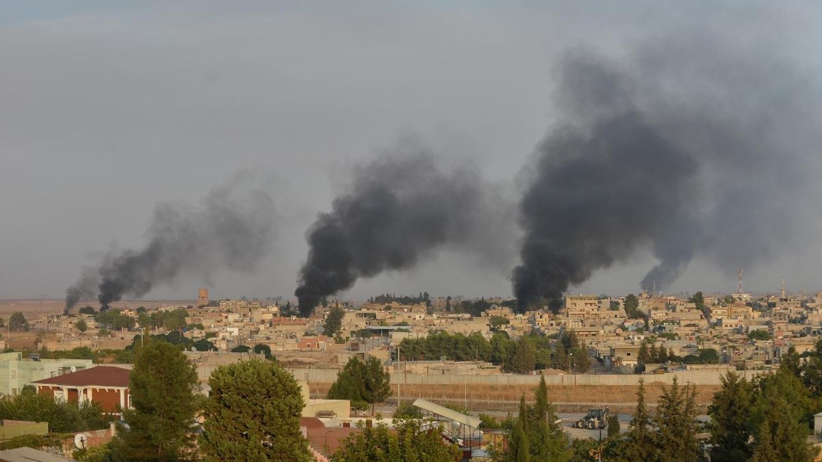 Bombardejos al nord-est de Síria