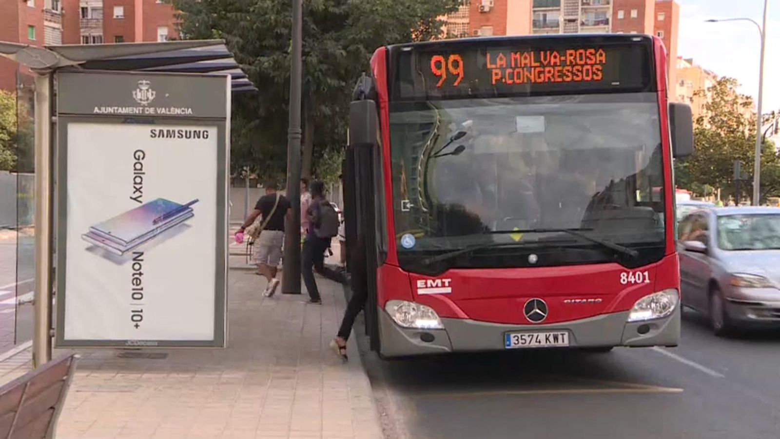 Autobús de l'EMT, en una imatge d'arxiu