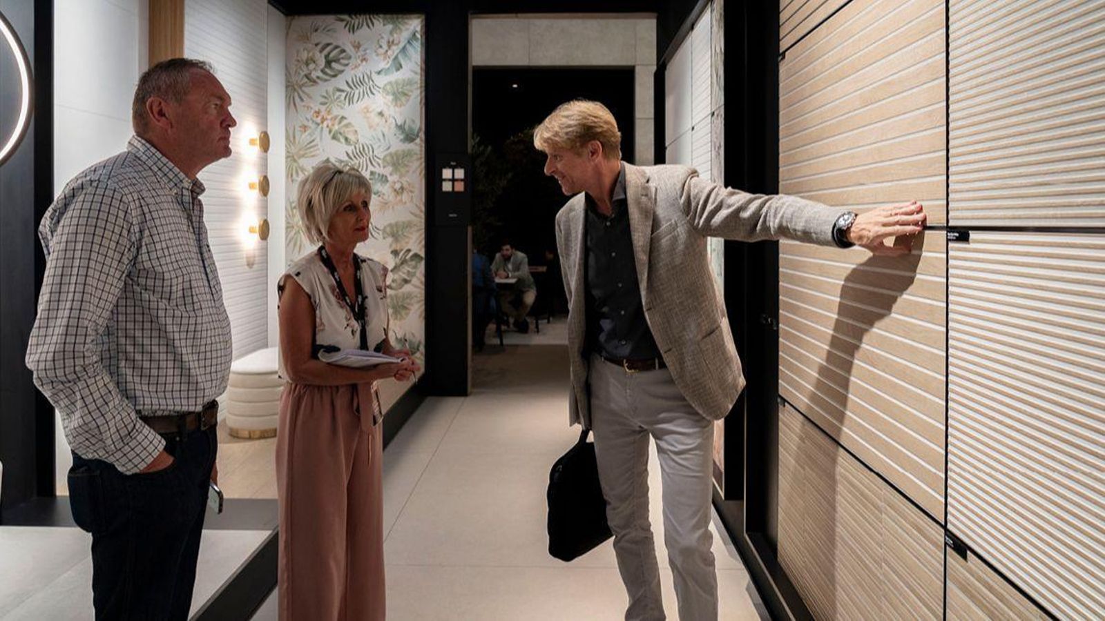 Clients en l'estand d'Argenta a la fira de Cersaie en l'última edició